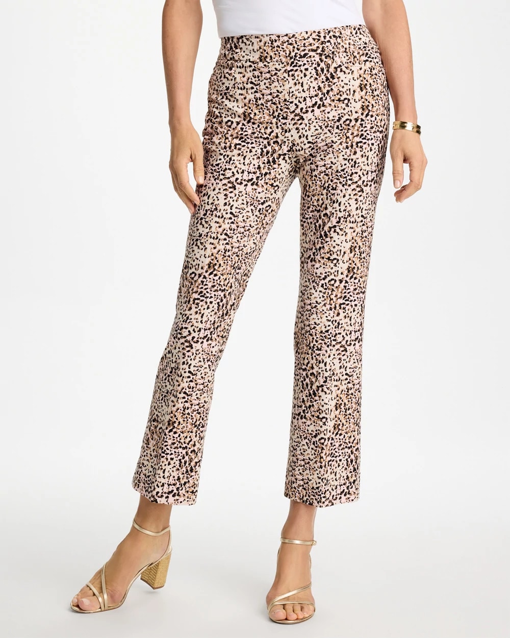 Brigitte™ Animal Print Crop Flare Pants | Chico's